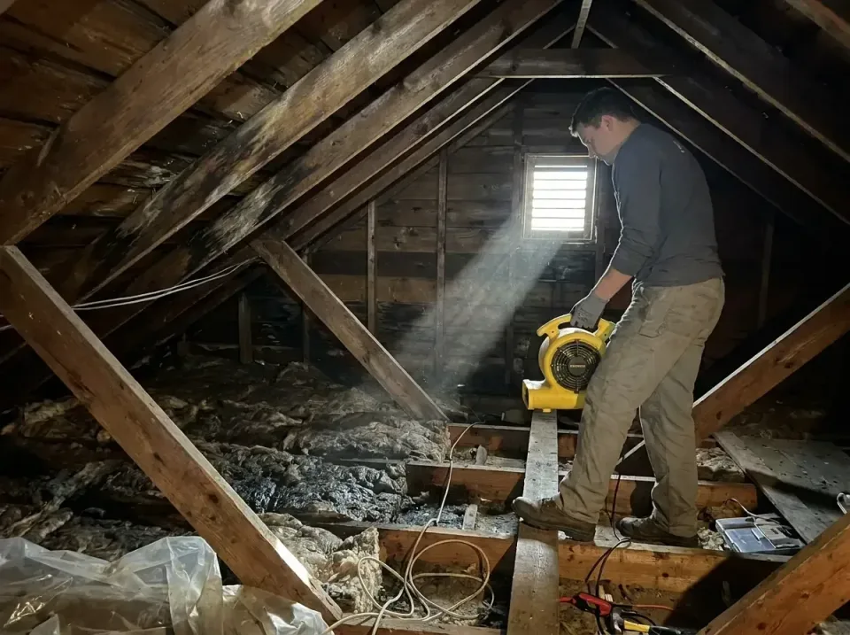 attic-water-damage-drying-proc-007 — frequently asked questions, Emergency Water Extraction & 24/7 Flood Response in Stokesd…
